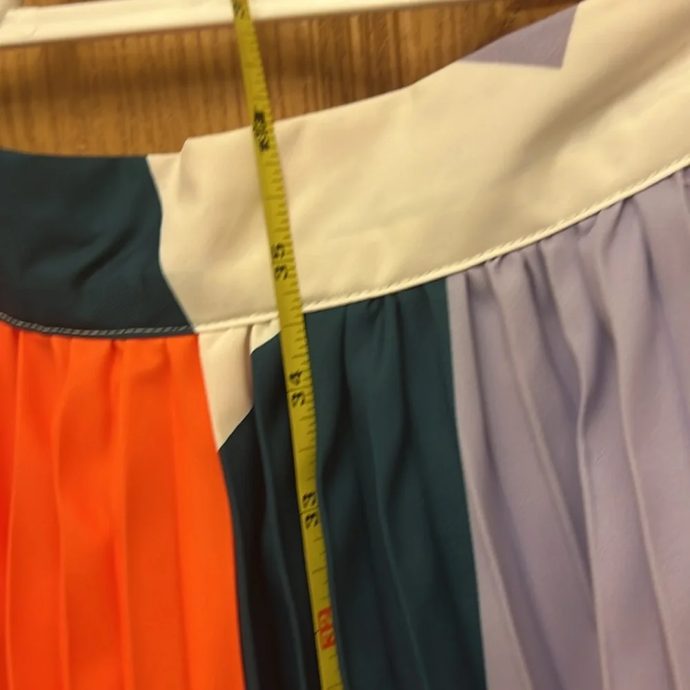 Chicwish Floral Abstract Color Block Maxi Skirt New L - Picture 5 of 12